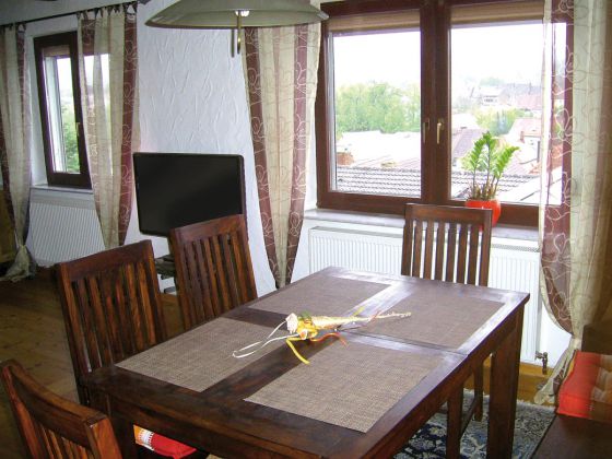 Ferienwohnung Esstisch